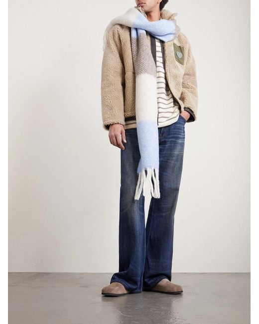 Human Made Natural Shell-trimmed Fleece Jacket for men