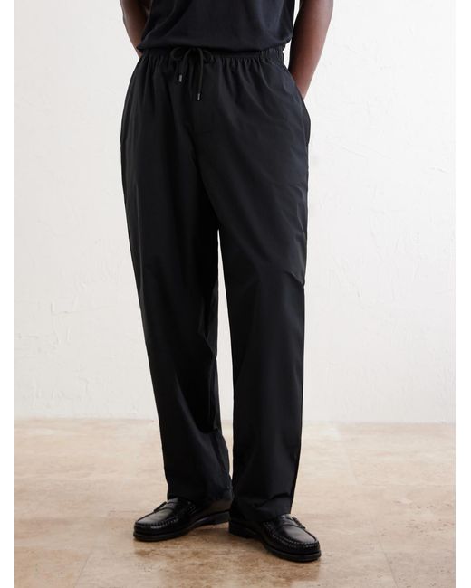 (w)taps Blue Sddt2001 Straight-Leg Drawstring Ripstop Trousers for men