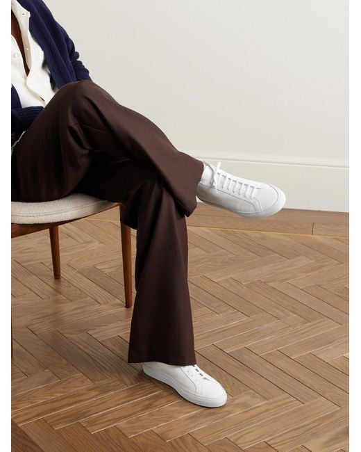 Common Projects White Original Achilles Leather High-top Sneakers for men