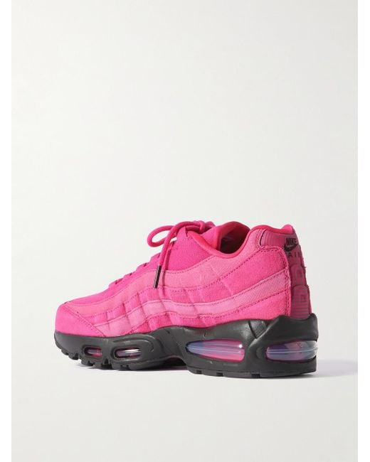 Nike Pink Air Max 95 Og Mesh Sneakers for men