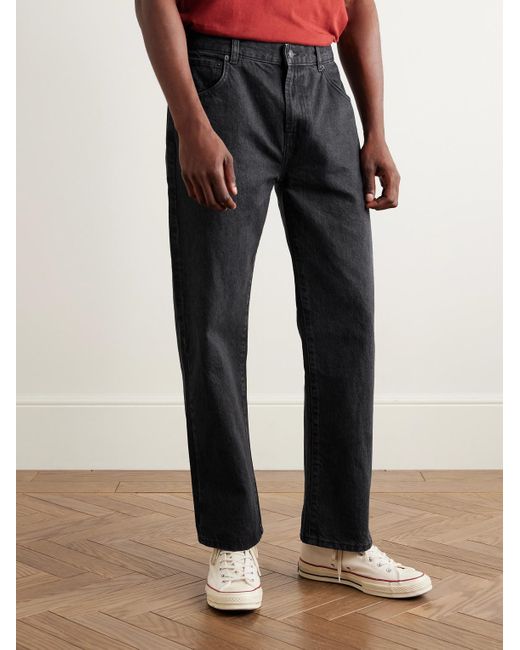 Corridor NYC Blue Straight-leg Organic Selvedge Jeans for men