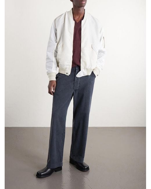 Remi Relief White Shell Blouson Jacket for men