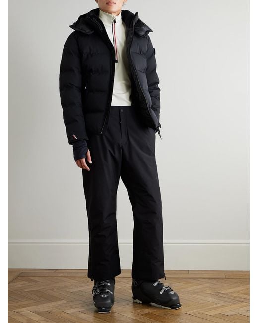 Moncler White Padded Gore-Tex 2L Salopettes for men