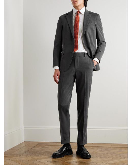 Polo Ralph Lauren Gray Chester Tapered Twill Suit Trousers for men