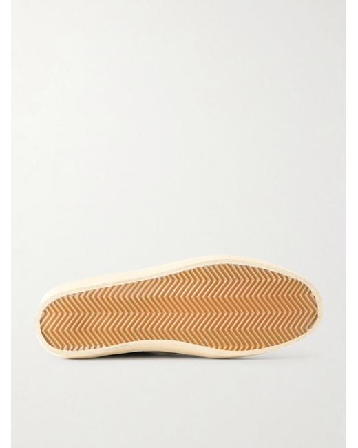 Golden Goose Deluxe Brand Natural Soul Star Leather-trimmed Suede Sneakers for men