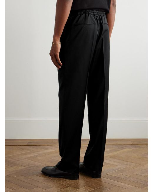 Pantaloni A Gamba Dritta di Brioni in Black da Uomo