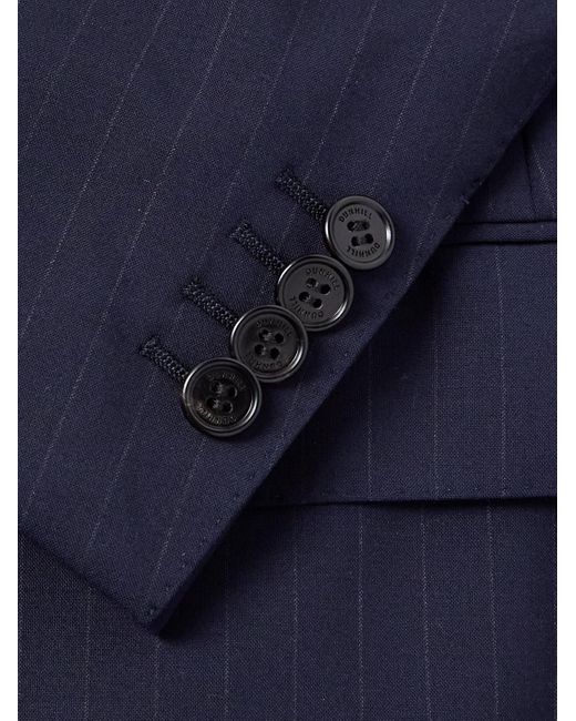 Dunhill Doppelreihiges Sakko aus Wolle mit Nadelstreifen in Blue für Herren