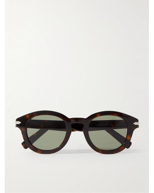 Dior DiorBlackSuit R5I Sonnenbrille mit rundem Rahmen aus Azetat für Herren