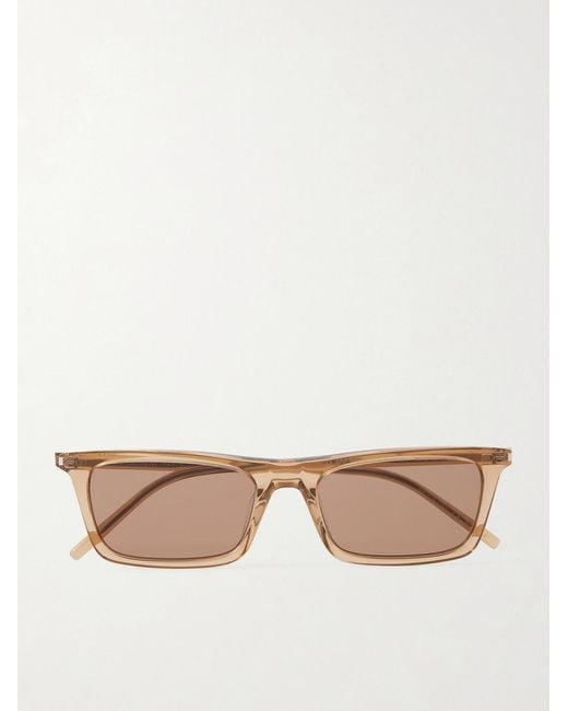 Saint Laurent Natural Sl 890 Betty Rectangular-frame Acetate Sunglasses for men