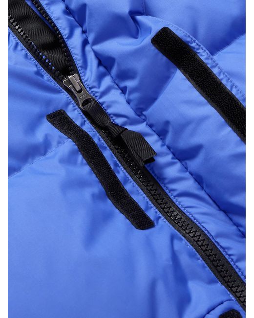 The North Face Blue Himalayan Logo-embroidered Quilted Padded Nylon-ripstop Down Parka for men