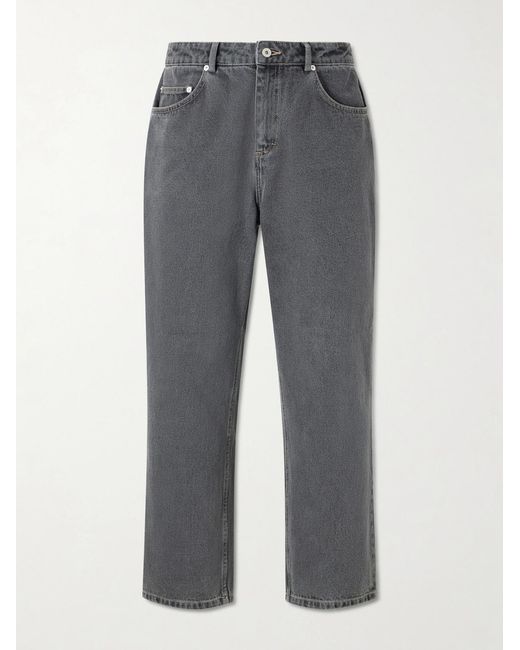 Folk Gray Barrel-Leg Jeans for men