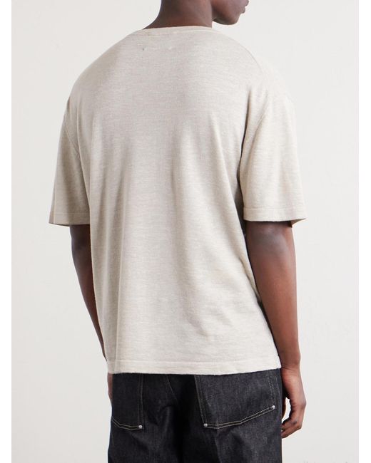 The Elder Statesman White Lenny Ribbed Wool for men