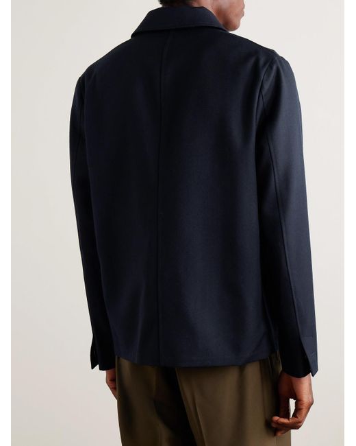 Slowear Blue Incotex Twill Chore Jacket for men