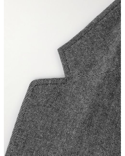 Blazer slim-fit in tweed Donegal di Mr P. in Gray da Uomo