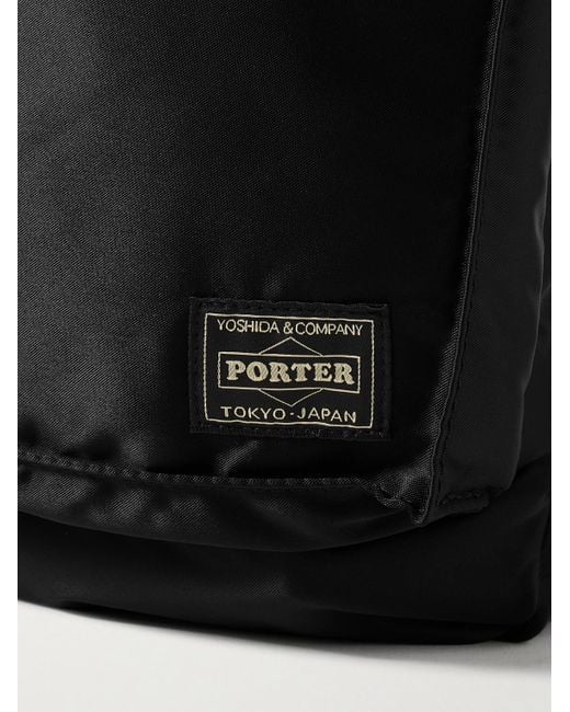 Porter-Yoshida and Co Black Tanker Helmet Nylon-Twill Tote Bag for men