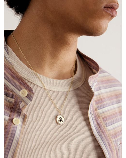 Sydney Evan Black Diamond Pendant Necklace for men