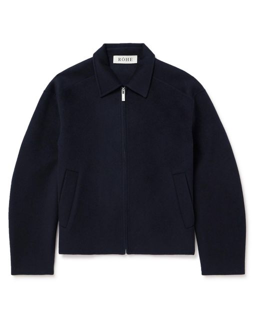 Rohe Blue Wool-blend Jacket for men