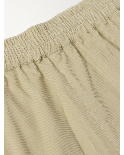 Nicholas Daley Natural Cotton-Corduroy Shorts for men