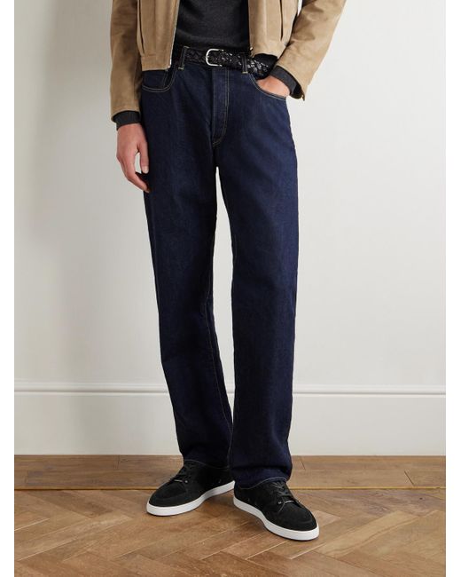 Christian Louboutin Black Chambelisneak Panelled Suede Sneakers for men