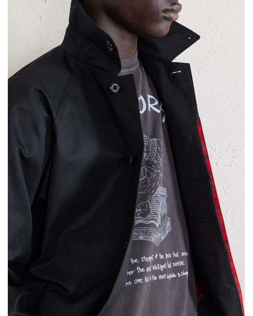 Neighborhood Blue Balcollar Cotton-Gabardine Trench Coat for men