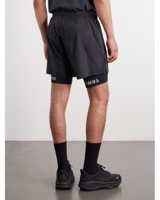 Satisfy 8&Quot; Slim-Fit Layered Techsilk And Justice&Trade; Coldblack&Reg; Shorts for men