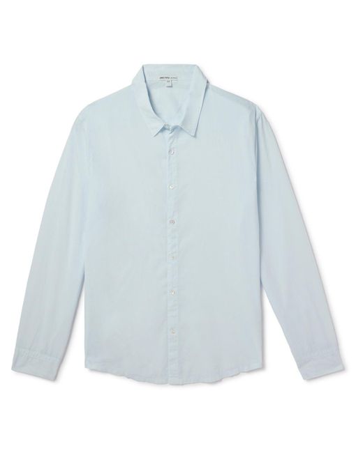 James Perse Blue Standard Cotton Shirt for men