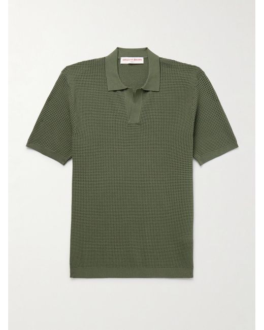 Polo di Orlebar Brown in Green da Uomo