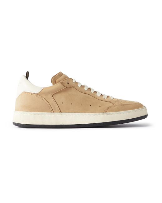 Officine Creative White Magic 002 Leather-trimmed Nubuck Sneakers for men