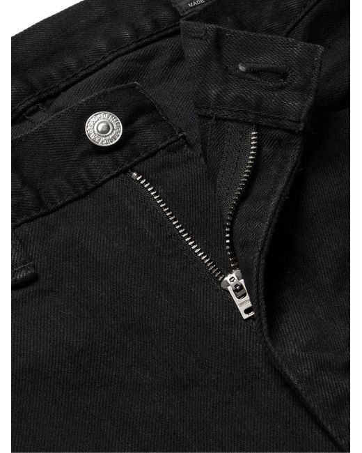 Orslow Black 107 Slim-Fit Denim Jeans for men