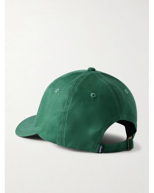 Corridor NYC Green Ny Ny Embroidered Cotton-Twill Baseball Cap for men