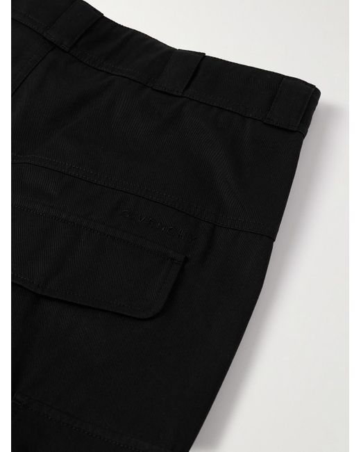 Givenchy Weit geschnittene Cargohose aus Baumwoll-Twill mit Verzierungen in Black für Herren