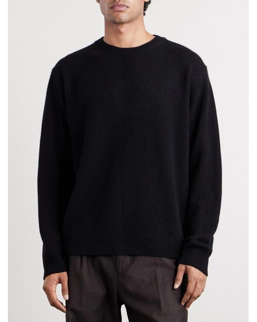 The Elder Statesman Blue Statesman Cashmere Sweater for men