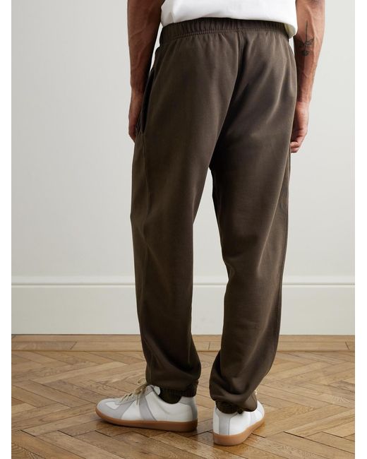 Canada Goose Gray Rove Logo-Appliquéd Cotton-Jersey Sweatpants for men