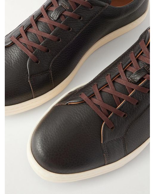 George Cleverley Black Jack Iii Deerskin Sneakers for men