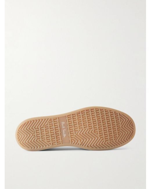 Paul Smith Natural Bailey Logo-embossed Nubuck Sneakers for men