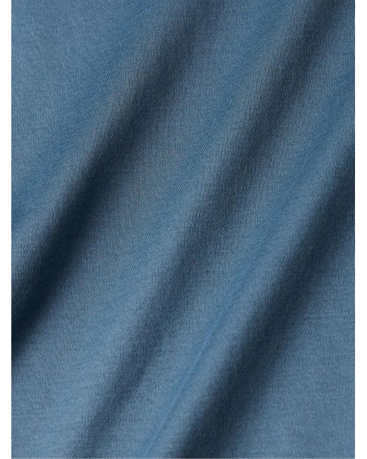 Zimmerli of Switzerland Blue Slim-fit Sea Island Cotton-jersey T-shirt for men