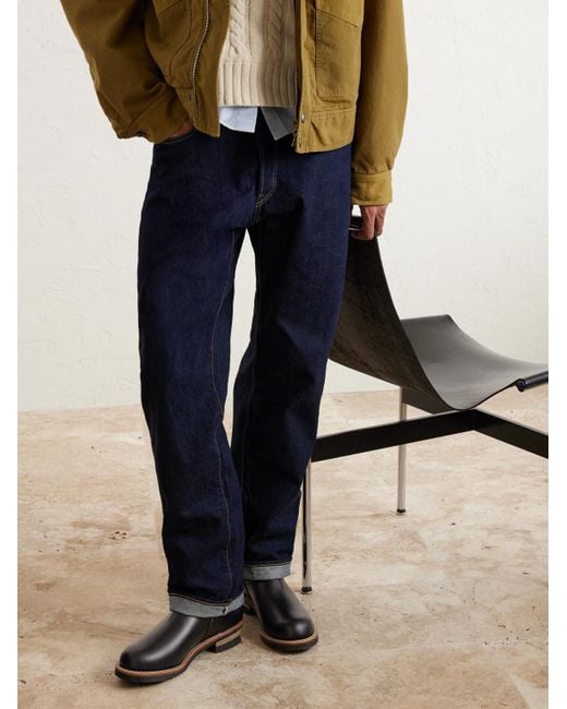 Red Wing Black 2996 Engineer Buckled Leather Boots for men