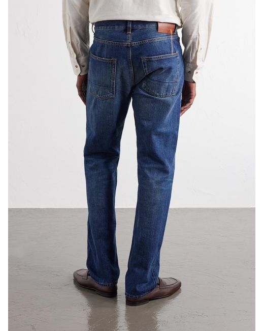 Fortela Blue John Straight-Leg Jeans for men