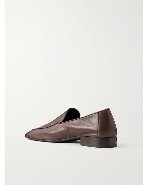 Dries Van Noten Brown Leather Loafers for men