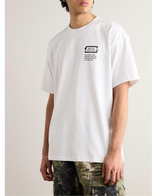 Nike ACG T-Shirt aus "Dri-FIT"-Material mit Print in White für Herren