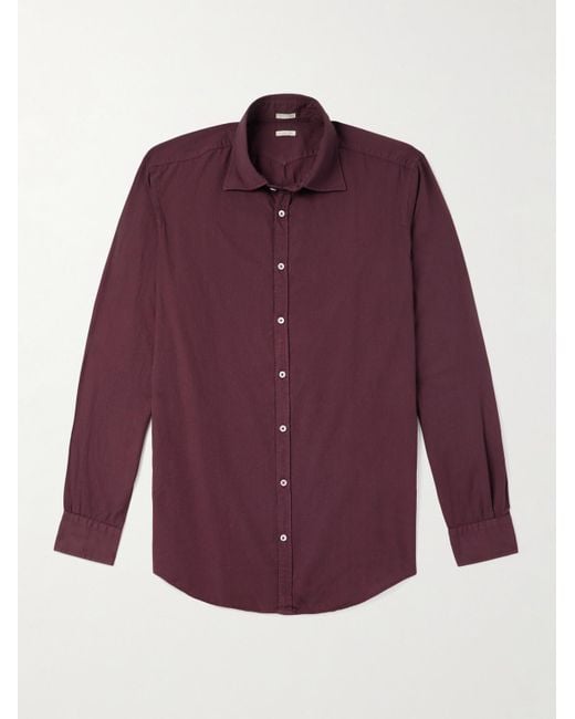 Camicia di Massimo Alba in Purple da Uomo
