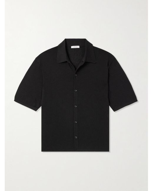 Camicia in cotone di Lemaire in Black da Uomo