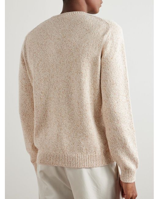 Loro Piana Natural Meina Cotton Sweater for men