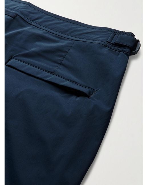 Orlebar Brown Blue Bulldog Sport Mid-length Swim Shorts for men