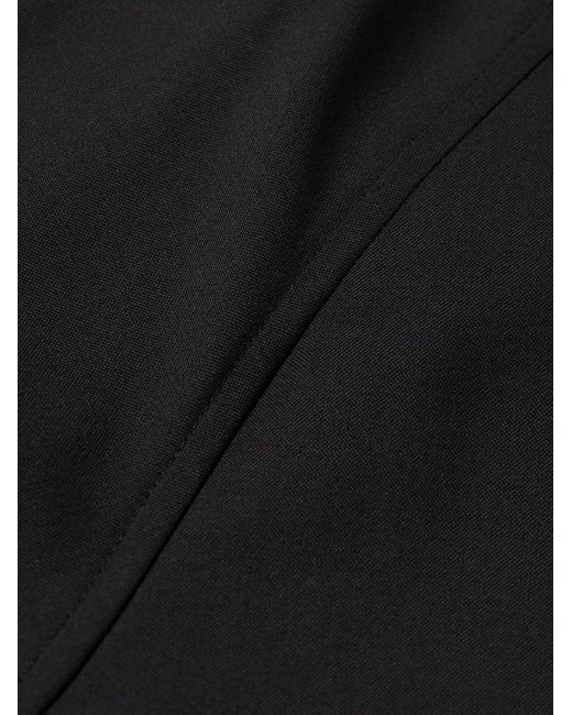STÒFFA Black Belted Wool Trench Coat for men
