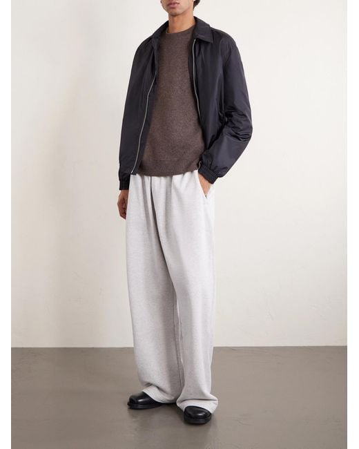Acne Brown Klimi Oversized Cashmere-Blend Sweater for men