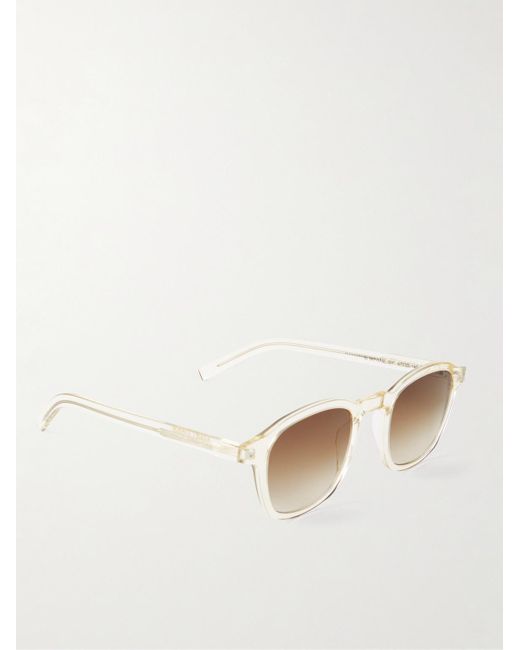 Saint Laurent Natural D-frame Acetate Sunglasses for men