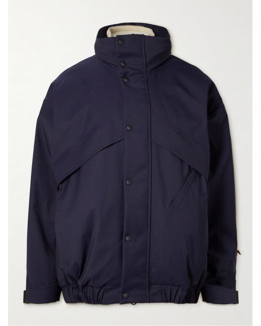 Loro Piana Blue Lech Padded Storm System® Virgin Wool-blend Hooded Ski Jacket for men