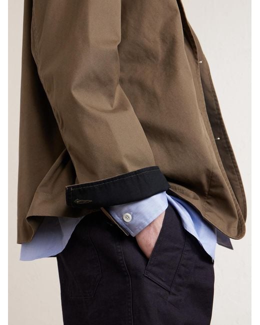 Margaret Howell Brown Mhl. Cordura® Cotton Blazer for men