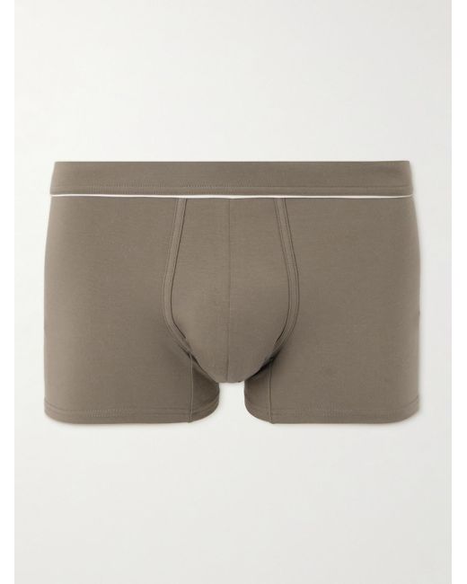 Zegna Natural Stretch Modal And Lyocell-blend Boxer Briefs for men